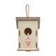 Nichoir en bois avec suspension.