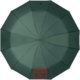 Parapluie de poche vert, rsistant au vent et avec housse.