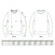 Sweat en tissu avec encolure ronde et manches longues.