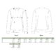 Sweat-shirt unisexe en tissu avec col rond et manches longues.