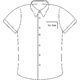 Chemise  manches courtes en popeline avec fermeture boutonne pour hommes.