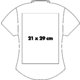 Blouse popeline claire  manches courtes pour femmes.