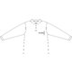 Polo  manches longues en coton clair pour femme.