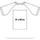 T-shirt de sport blanc pour homme en tissu technique.