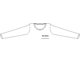 T-shirt  manches longues en coton pour hommes avec col rond.