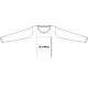 T-shirt en coton  manches longues pour homme avec col rond.