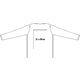 T-shirt  manches longues en coton pour hommes.