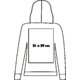 Sweat  capuche en coton pour femme avec poche kangourou.