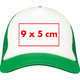 Casquette de camionneur avec insert en maille et fermeture rglable.