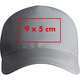 Casquette de baseball rflchissante en tissu avec sangle rglable.