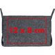 Panier pliant RPET gris avec poignes.
