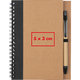 Bloc-notes avec spirale et porte-stylo.