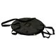 Beachbanner textile noir avec fonction pop-out.