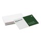 Cartes de visite en papier multicouche, imprimes sur une face.