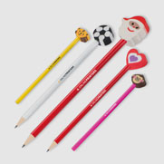 Crayon avec diffrentes gommes Red Deer