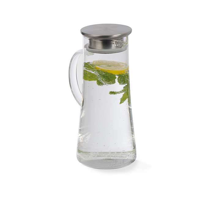 Carafe en verre & couvercle Tokat