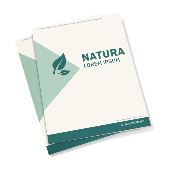 Image Brochures éco/papier naturel