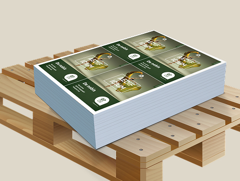 Feuilles d'impression plano