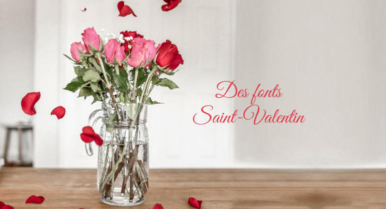 Saint-Valentin – des fonts gratuits